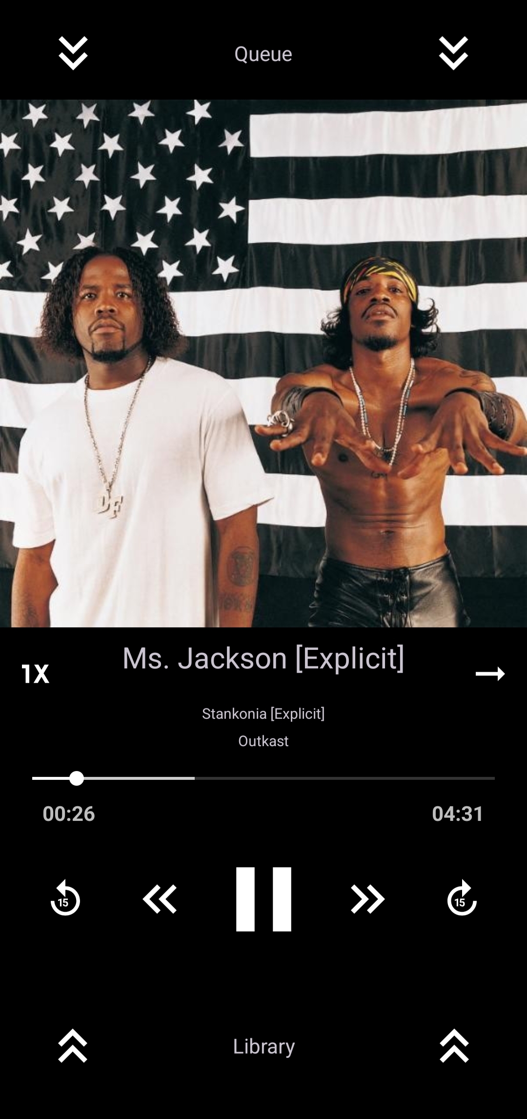 Tacoma Music Player, Main Music Playing Screen